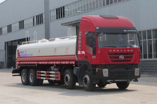 25噸灑水車多少錢_紅巖前四后八25噸綠化灑水車廠家價(jià)格4